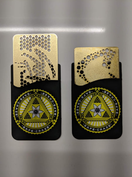 Safe Craze Stick on Phone Card Holder