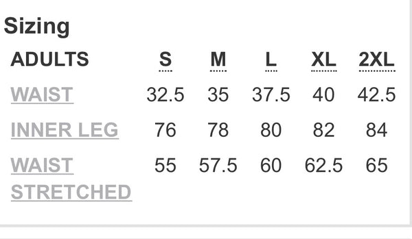 Stay Safe Fleece Straight Leg Trackpants No Cuff