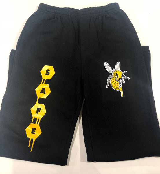 Stay Safe Fleece Straight Leg Trackpants No Cuff